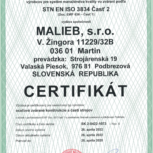 ISO_Zváračský certifikát
